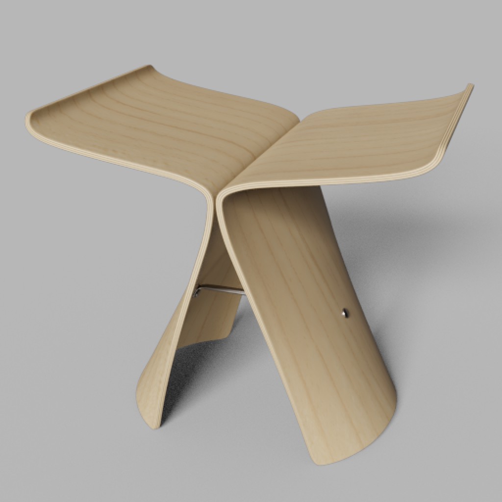 Butterfly stool preview image 2